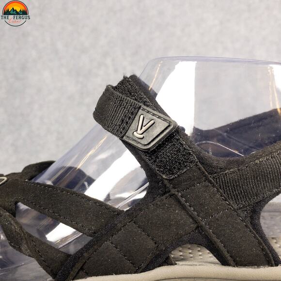 Keen Rose Strappy Sandals Black Adjustable Hook And Loop 1008783 Women's Size 8 - Picture 10 of 12